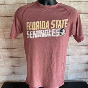 Florida State Seminoles Red Tee  Shirt Dri-Fit Materiel Men's Small